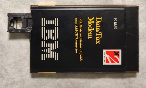IBM US Robotics 56K PC Card Modem with XJack