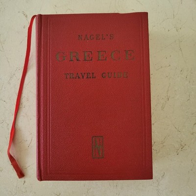 Nagel's Greece Travel Guide 1st Edition 1962 Vintage Hardcover Vacation Maps