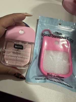 b.pure Moisturizing Hand Sanitizer Jasmine Dragon Fruit 1.15 fl oz Pink Case