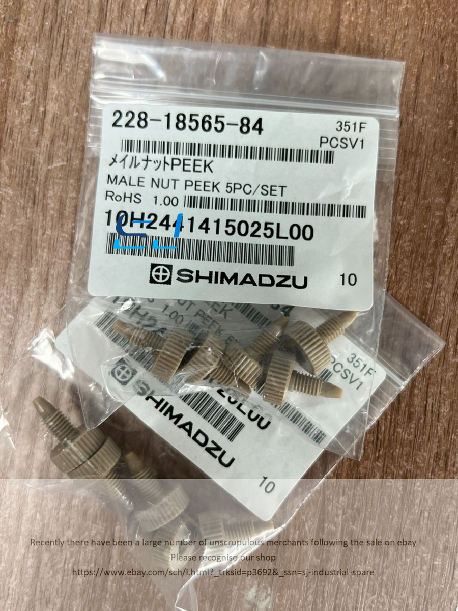 Brand new Shimadzu 228-18565-84 PEEK Connector 228-18565-84