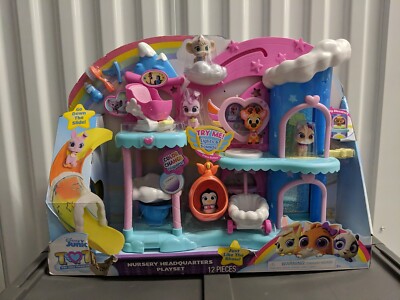 Disney Jr T.O.T.S. Nursery Headquarters Playset Working Lights Pets Animal Toys