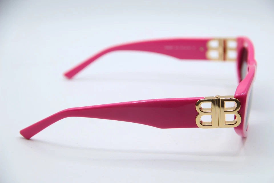 NUEVAS GAFAS DE SOL BALENCIAGA BB0095S 006 ORO ROSA AUTÉNTICAS CON ESTUCHE 53-19 Foto 4 de 4