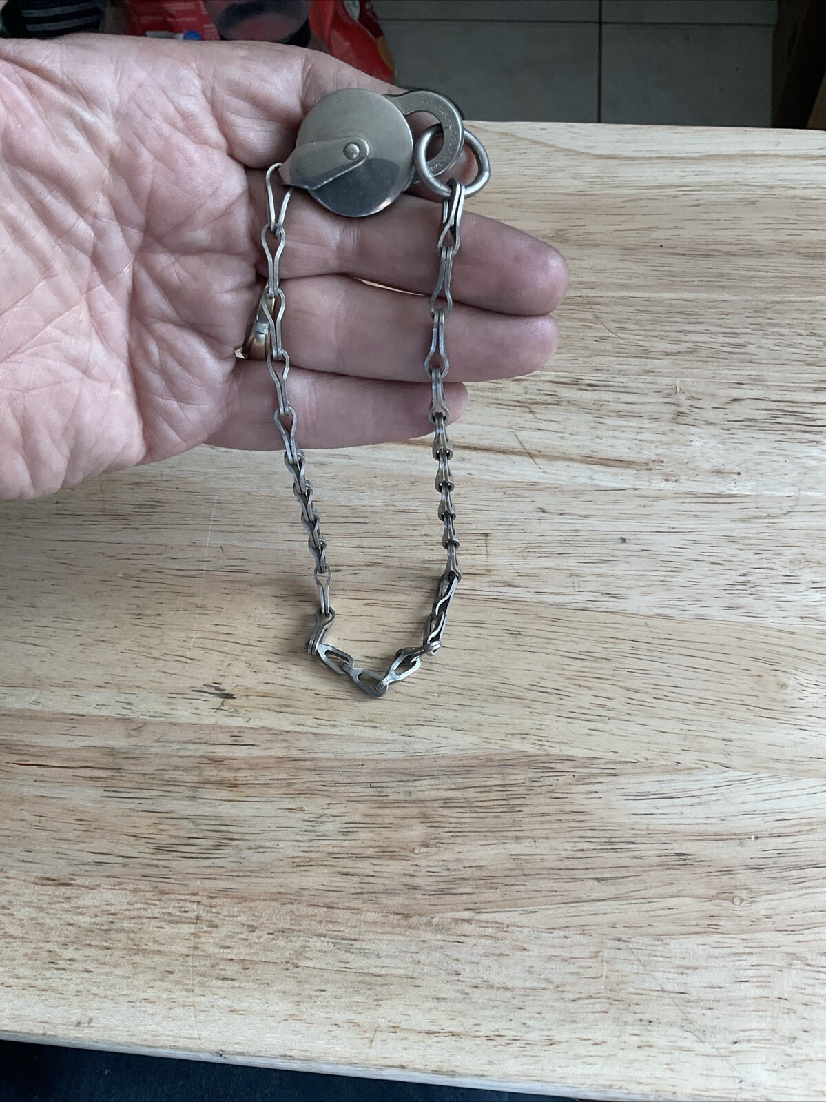 Vintage Ames Sword Co. Spare Tire Lock Sept 19 1882 No Key