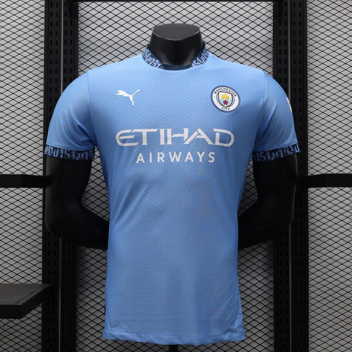 2024/25 Manchester City Home Soccer Jersey, Player's Version, Size
