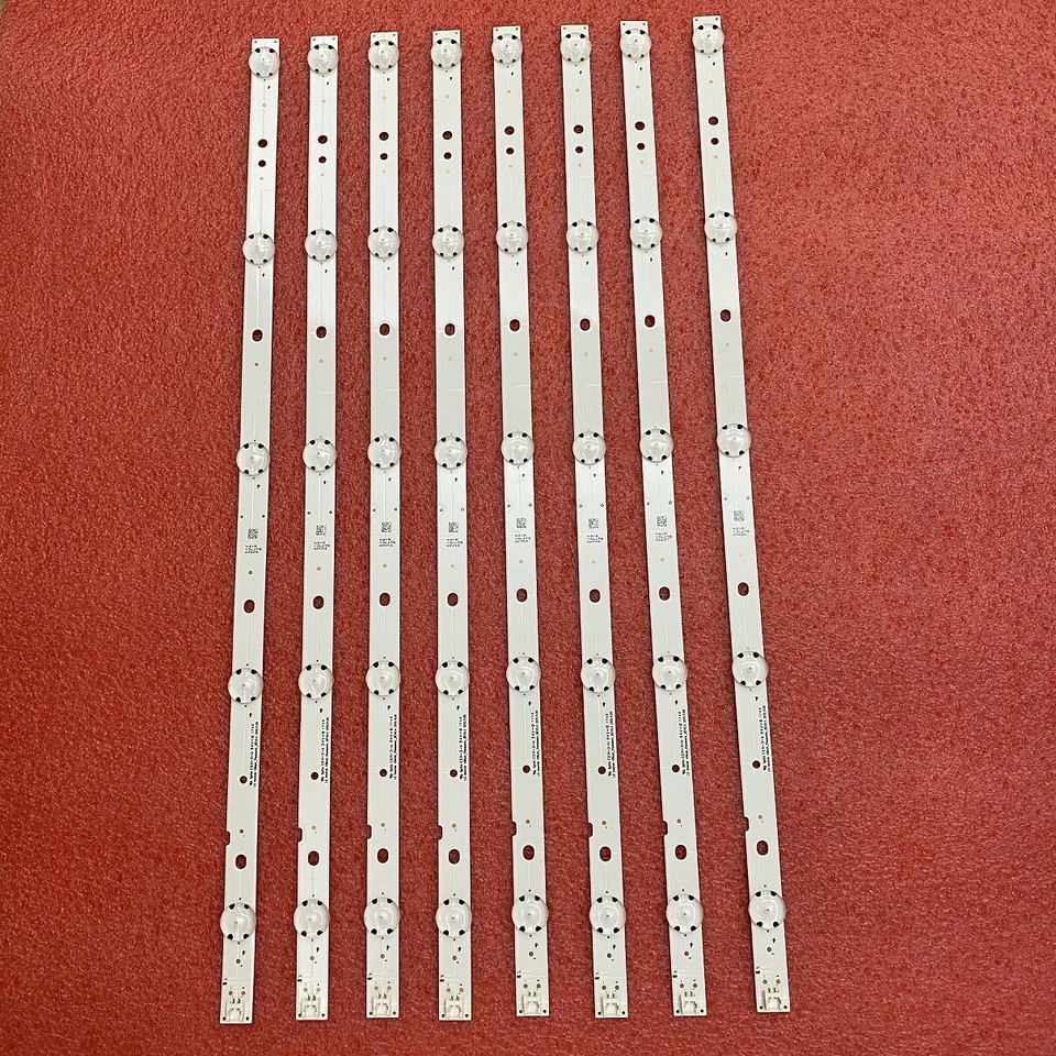 Tira LED para Panasonic TX-49DS500E TX-49DS500B TX-49DSW504S TX-49ES400E de 8 piezas Foto 2 de 4