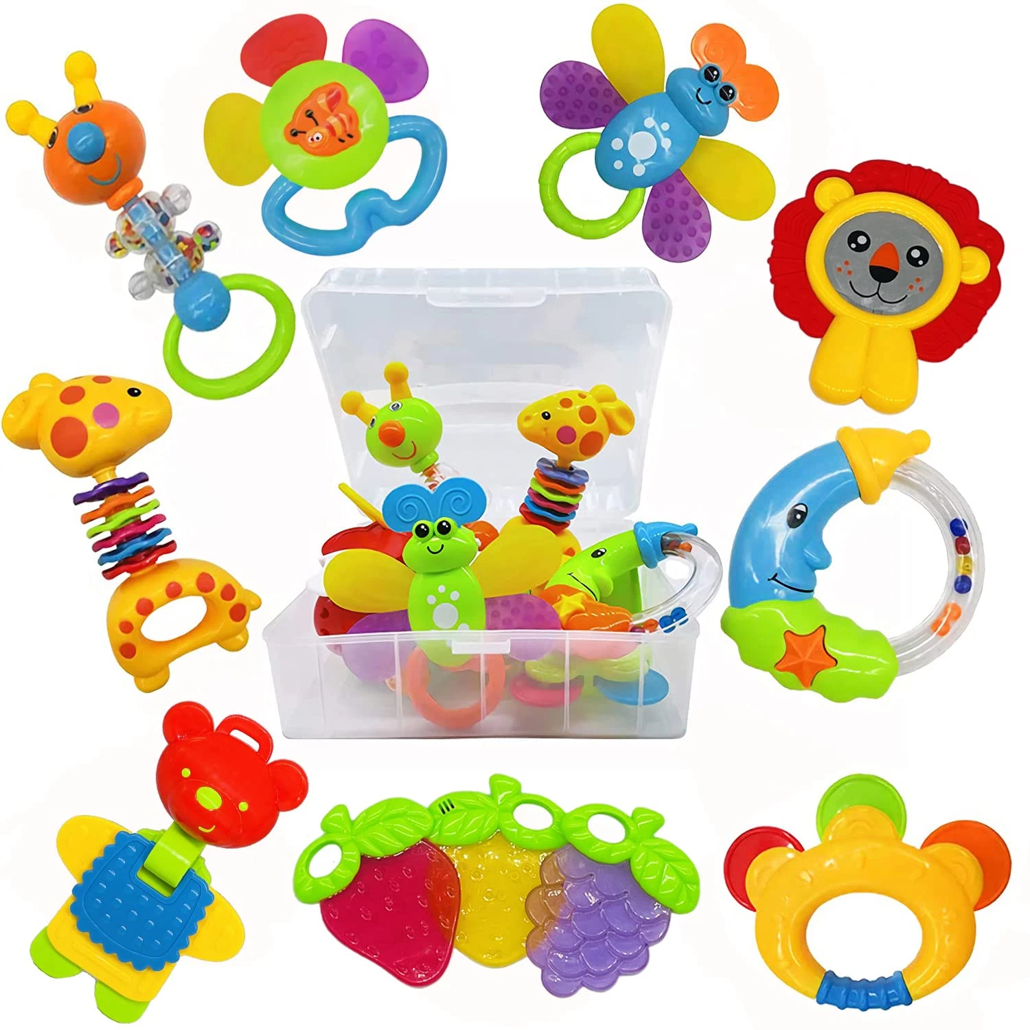 AIVIAI Baby Toys 0-6 Months Infant Toys 0-3 Months Infant Rattles Baby Rattle