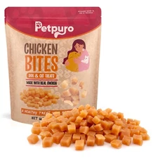 Soft Chicken Dog and Cat Treats - Grain Free Chewy Training Snacks, 10.6 oz