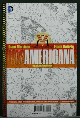 The Multiversity: Pax Americana #1 in NM/MT 9.8 Condition-Sketch Variant