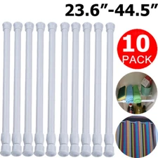 lot Heavy-Duty Steel Tension Curtain Rod Spring Load Adjustable Curtain Pole