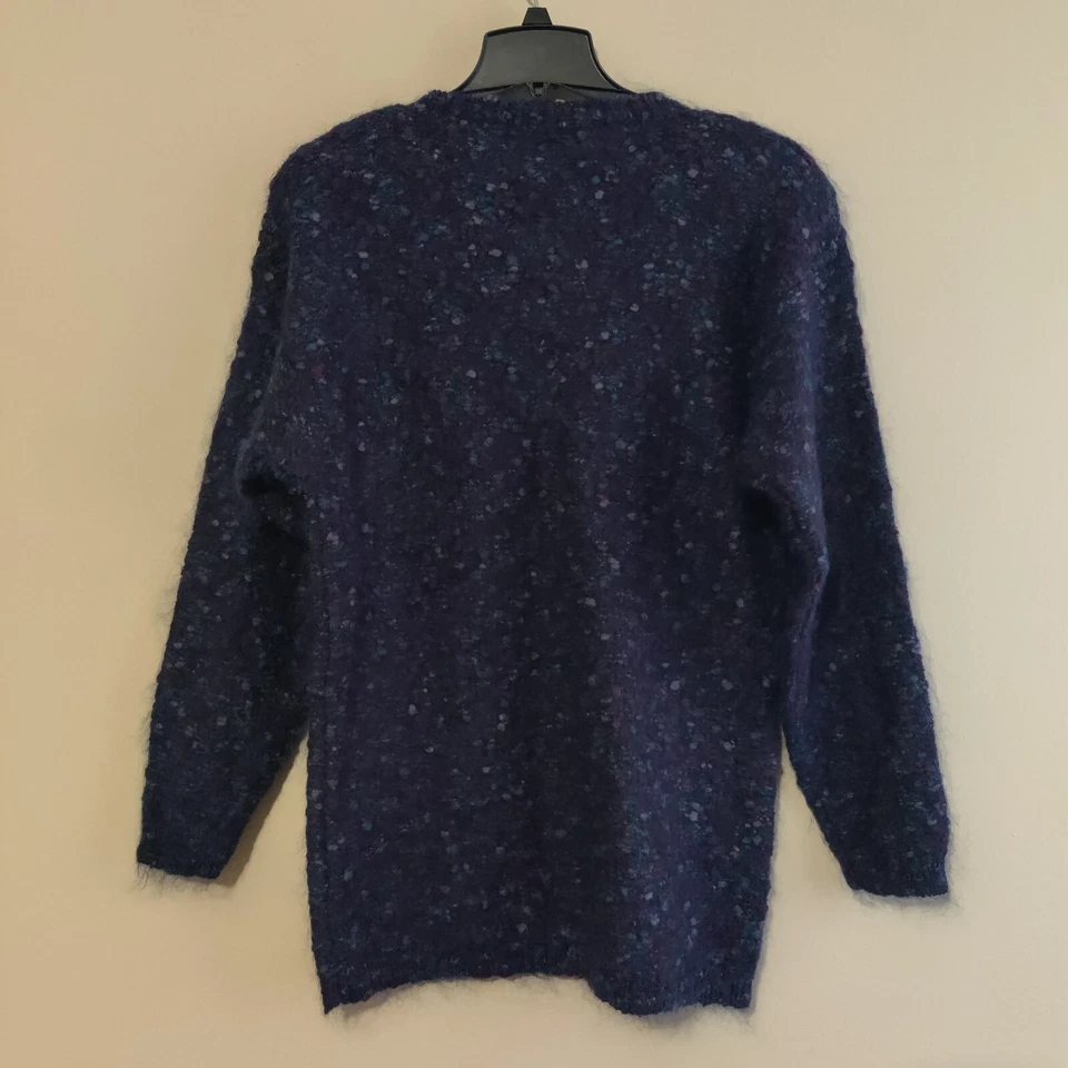 Suéter vintage Paul Harris mezcla de lana mohair para mujer talla S (multicolor) Foto 4 de 4