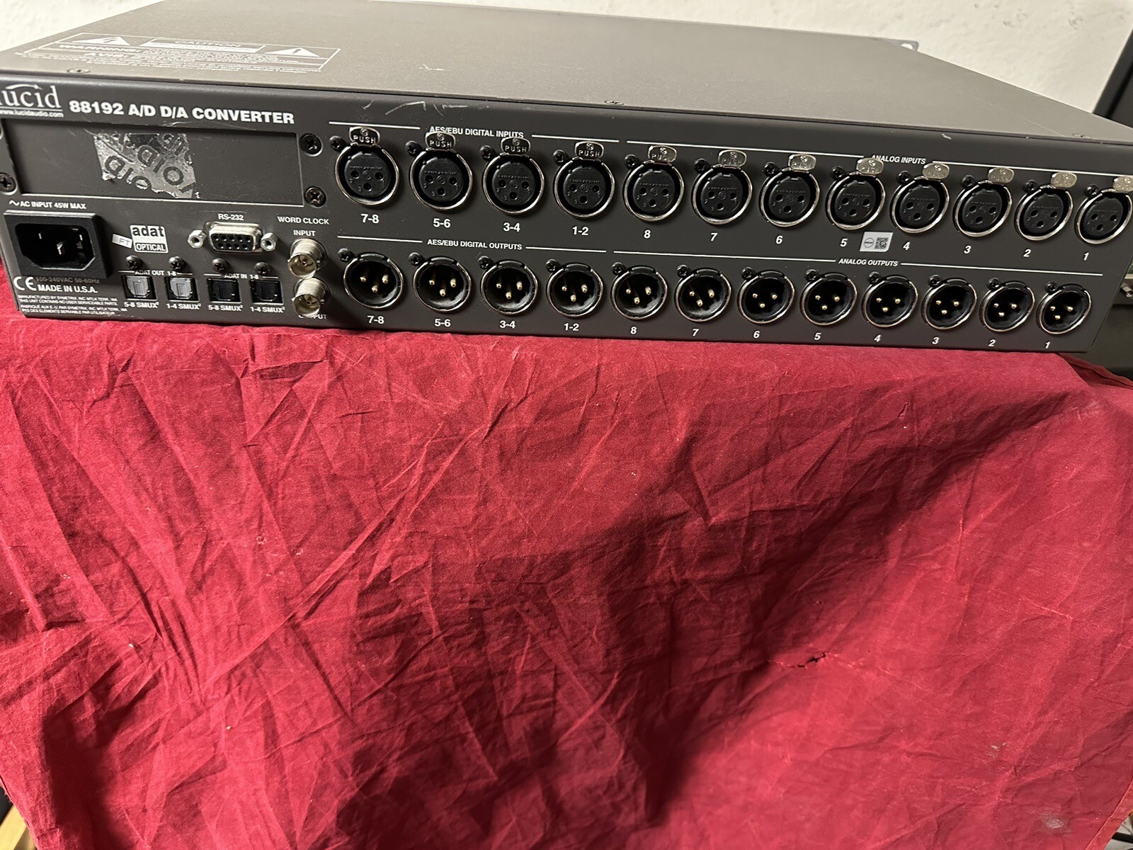 Lucid 88192 8 channel AD DA Converter eBay