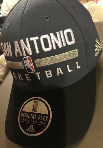 San Antonio Spurs Official NBA Basketball Team Stretch FlexFit Cap Hat Small/Med - Picture 11 of 12