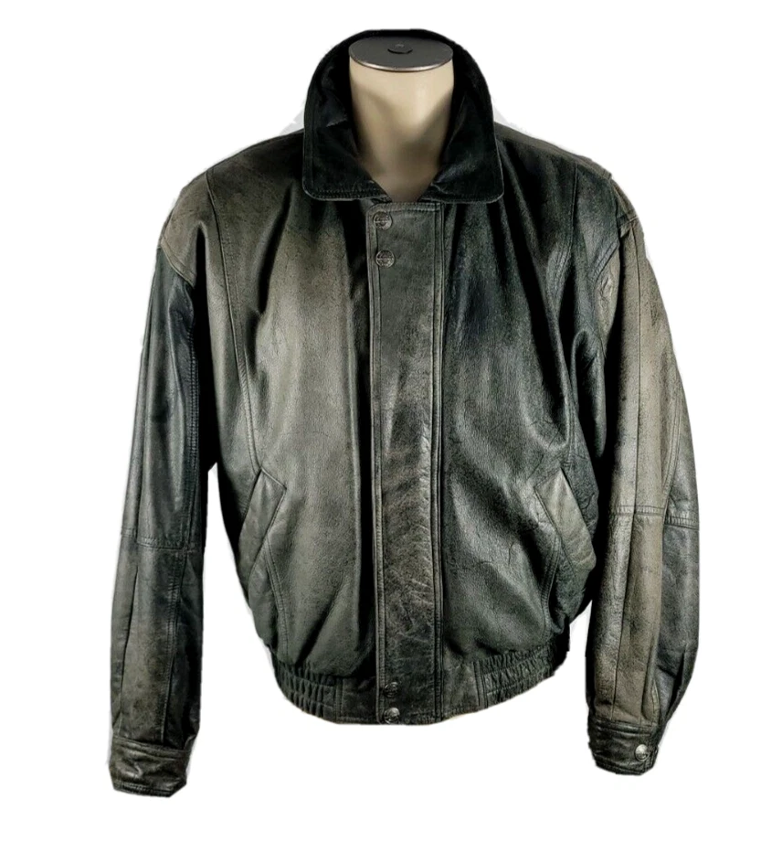 Wilsons leather mens bomber cheap jacket
