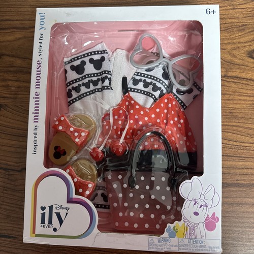 Disney Ily 4ever Minnie inspiriertes Modepaket 18 Zoll Puppe Outfit Kleidung Strand