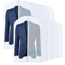10x Clear Hanging Garment Bags Storage Travel Suit Bag Dress Shirt 40 Inch