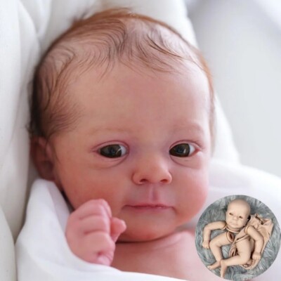 Reborn Set Felicia 19 Zoll Reborn Baby Vinyl Puppe Kit mit Gravur Name unbemalt