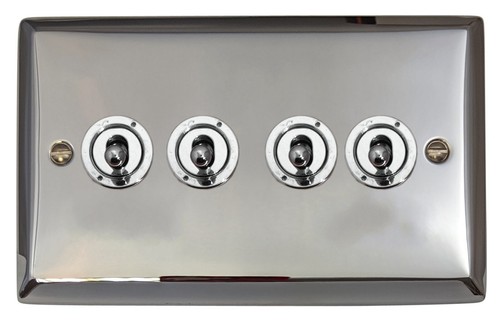Interruptores de luz G&H Spectrum cromo pulido SC2, enchufes, atenuadores, palancas - Imagen 14 de 46
