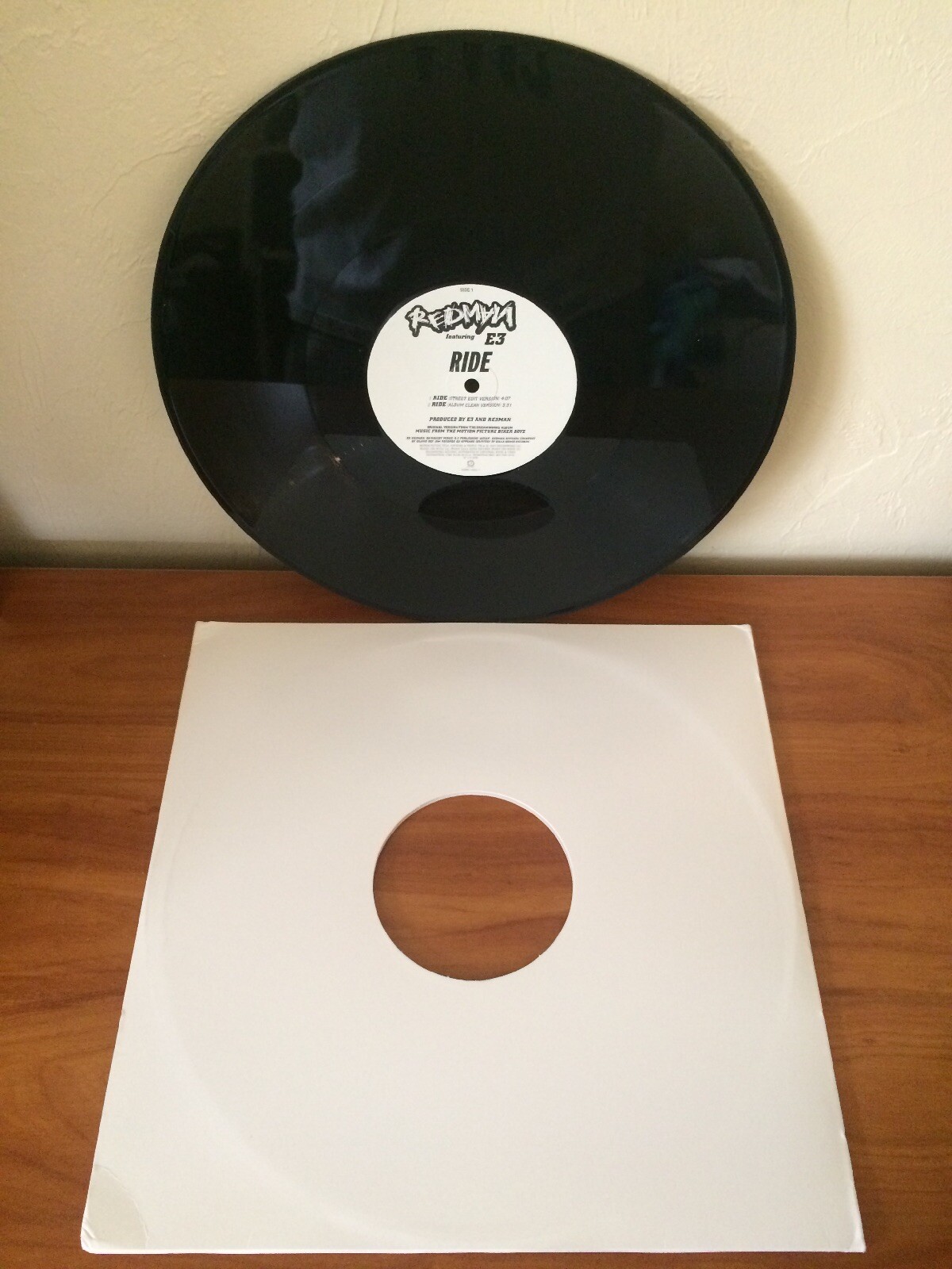 Redman Featuring E3 - Ride 12” PROMO Vinyl | eBay