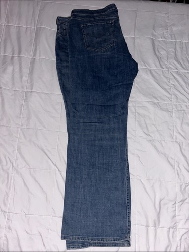 Levi's 415 Classic Boot Light BLUE BIG & TALL Woman 24 W Skinny Ankle JEANS - Picture 4 of 13