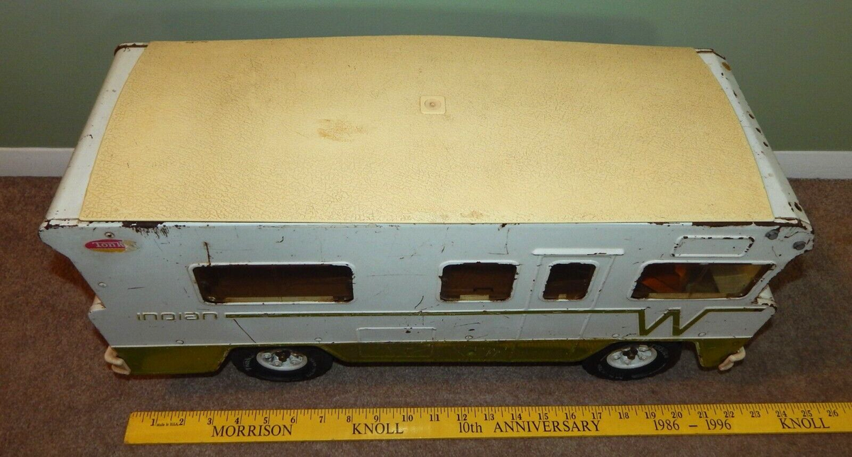 Vintage 1970s Tonka Winnebago Indian RV Camper Motor Home 22 Vintage 1970s Tonka Winnebago Indian RV Camper Motor Home 22