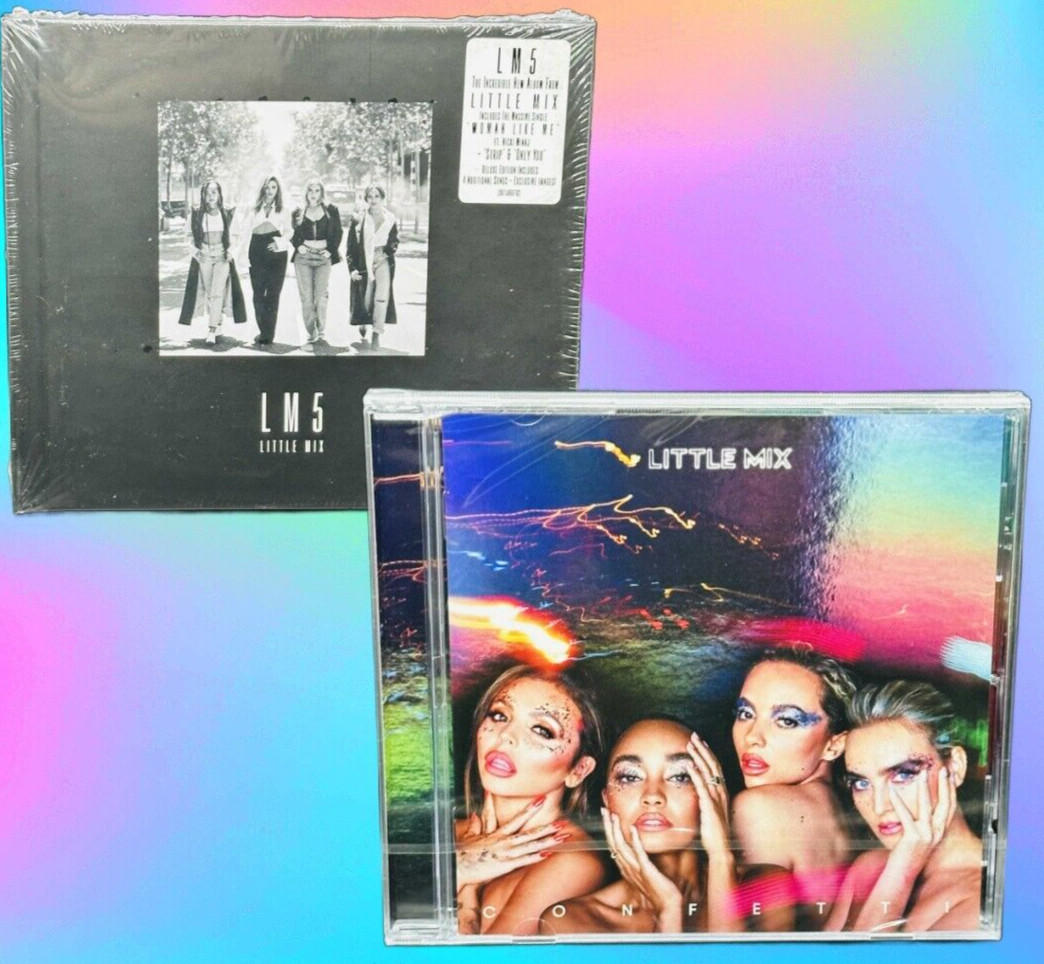 Little Mix - Confetti & LM5 Deluxe Edition CDs (New and Sealed)