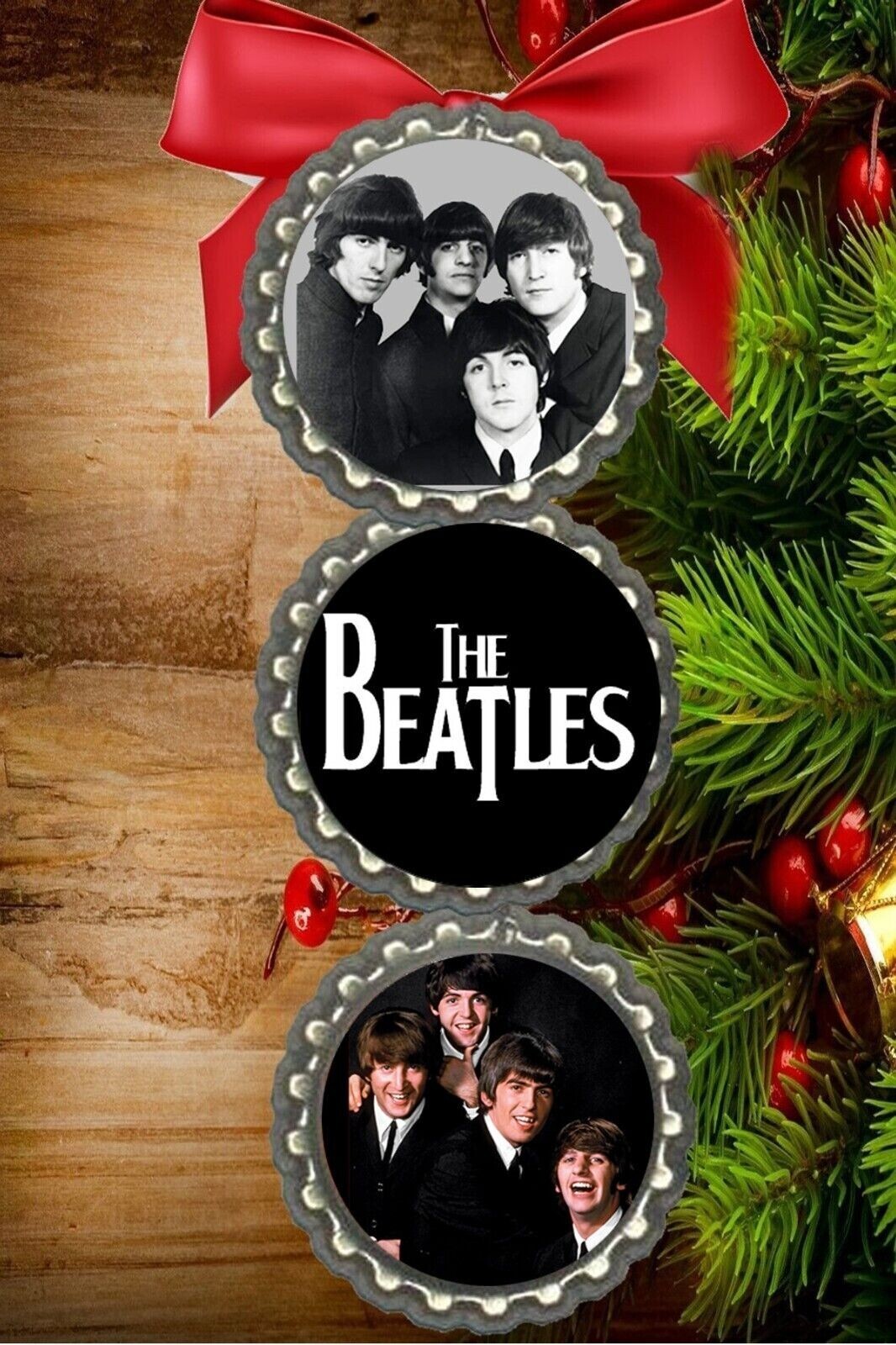 The Beatles ornament ornaments decor ornament holidays decorations