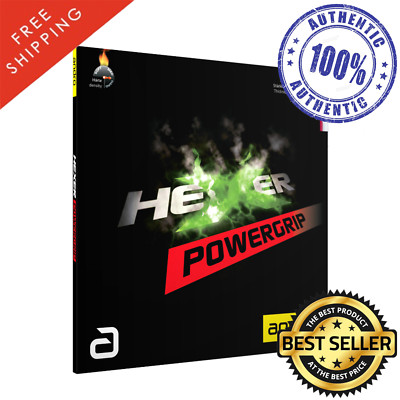 Andro Hexer Powergrip Table Tennis & Ping Pong Rubber, Ships in 10 Business Days