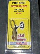 Pro Shot Brass Patch Holder for Shotgun / Slug Gun of All Gauges