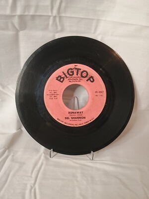 Del Shannon   Runaway / Jody - 1961 - Bigtop 45-3067 7'' No Sleeve