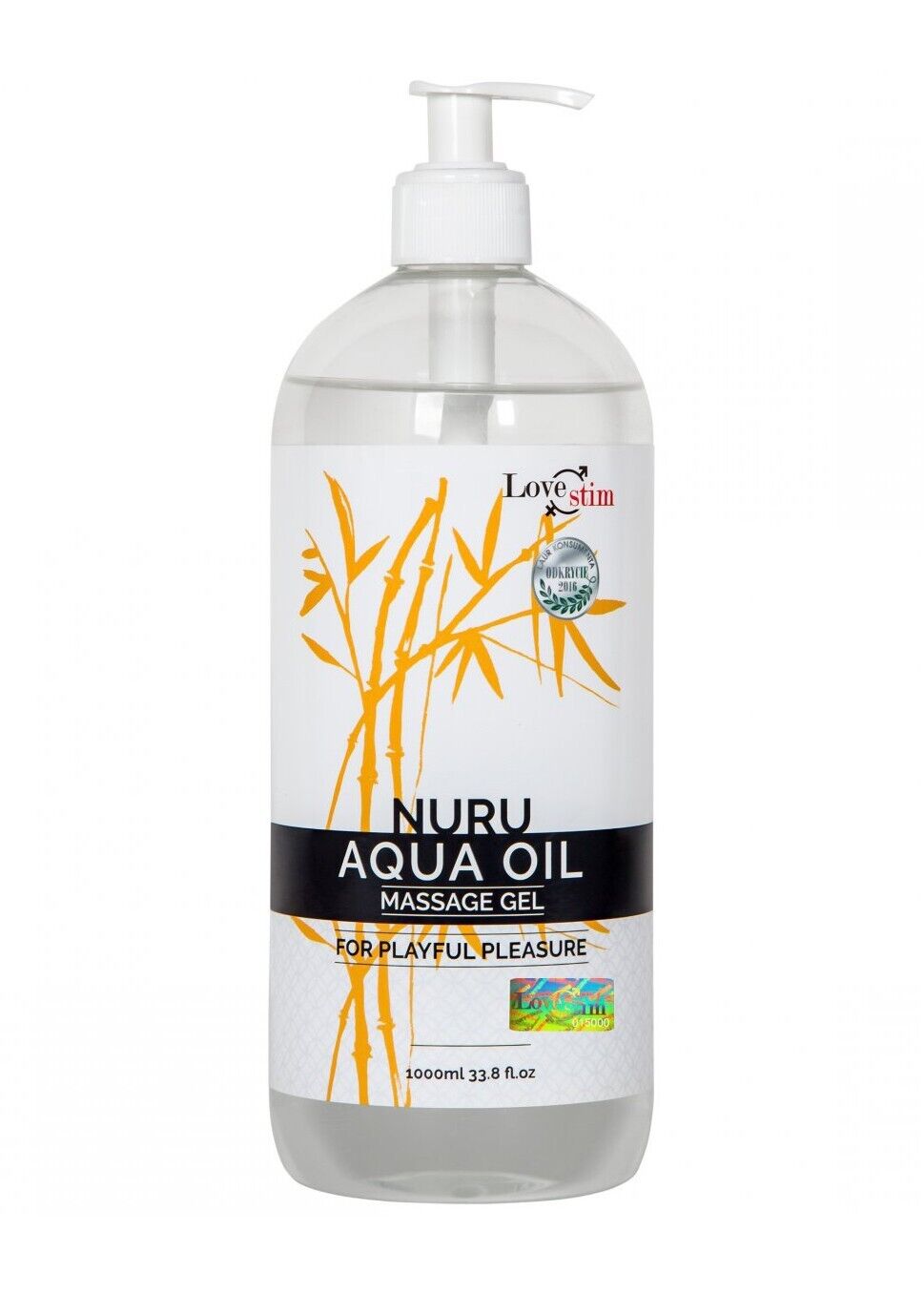 NURU AQUA OIL 1 Ltr. Massageöl für erotische Körpermassagen Body-to-Body-Massage