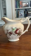 RARE Johnson Brothers Harvest Time Pitcher Made In England Transferware 32oz