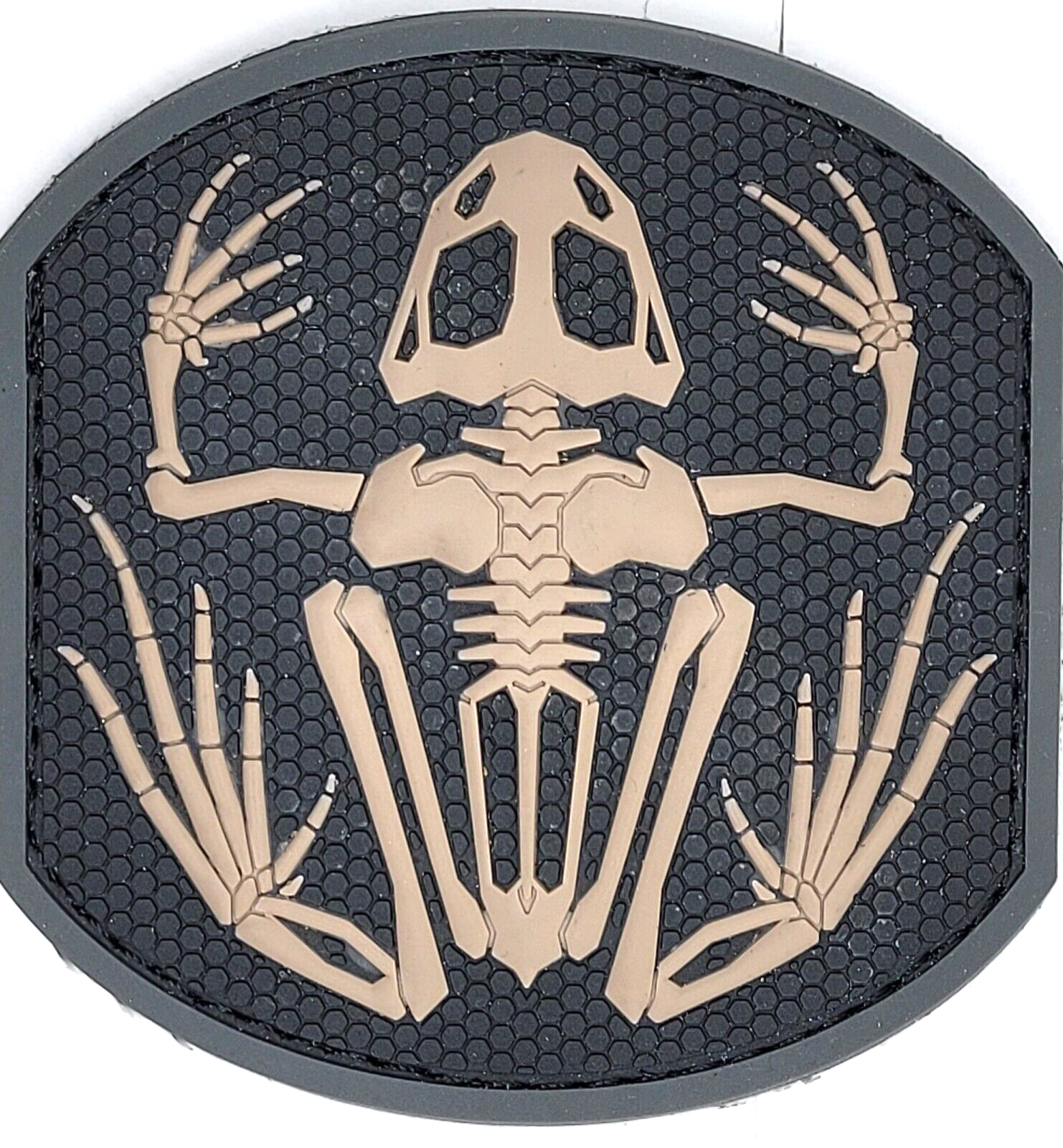 🔥 US Navy Seals Frog Skeleton MILSPEC MONKEY  Rubber VELCR0 3D PATCH SWAT D