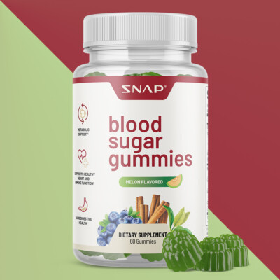 Sugar Free Blood Sugar Gummies Melon - Blood Sugar, Digestive, & Immune Support