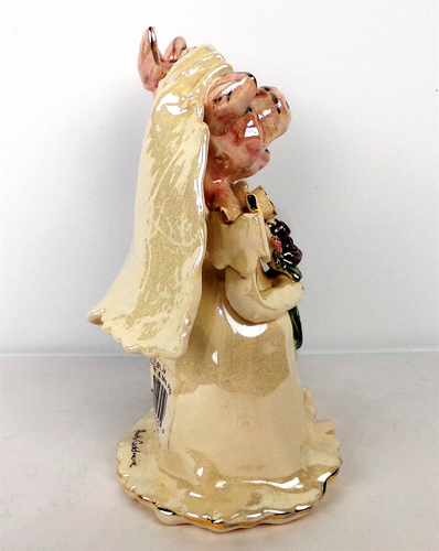 Heather Goldminc Blue Sky Clayworks Mr. & Mrs. Pig ~ Mr. & Mrs. Pig Cake Topper - Picture 5 of 8