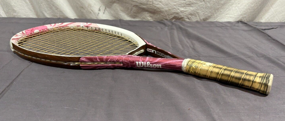 美品 Wilson ウィルソン n code W3 Gypsy Rose G1 Wilson Gypsy Rose nCode W3 116 Sq In Tennis Racquet 4-3/8