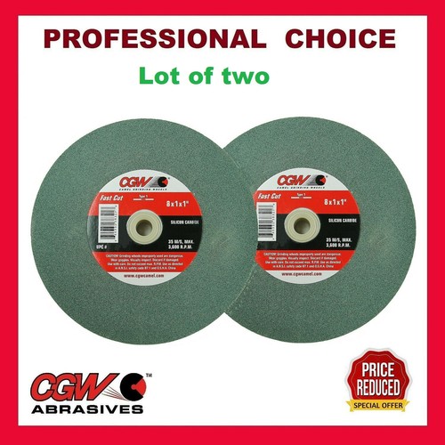 2 CGW 8x1x1-1/4 Green Silicon Carbide 