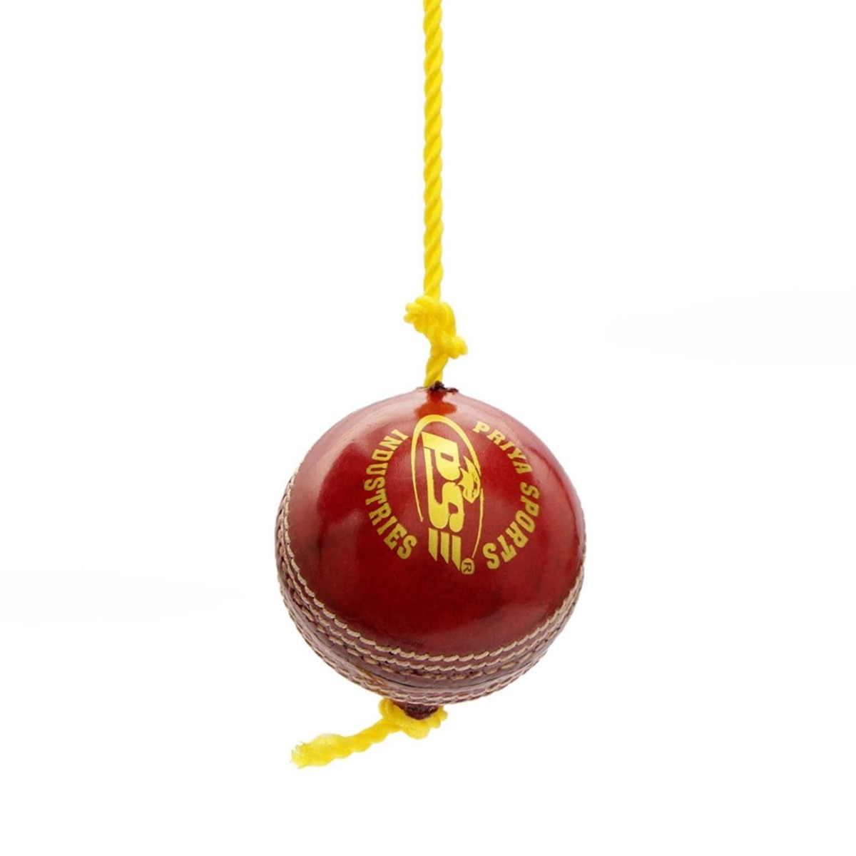 Balle De Cricket Cuir Rouge - Entraînement Batteur - Suspendue Hanging Ball