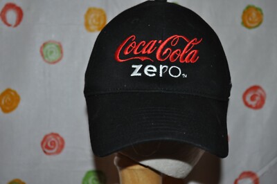 COCA COLA ZERO CAP 2012 Final Four New Orleans black hat Trucker baseball EUC 