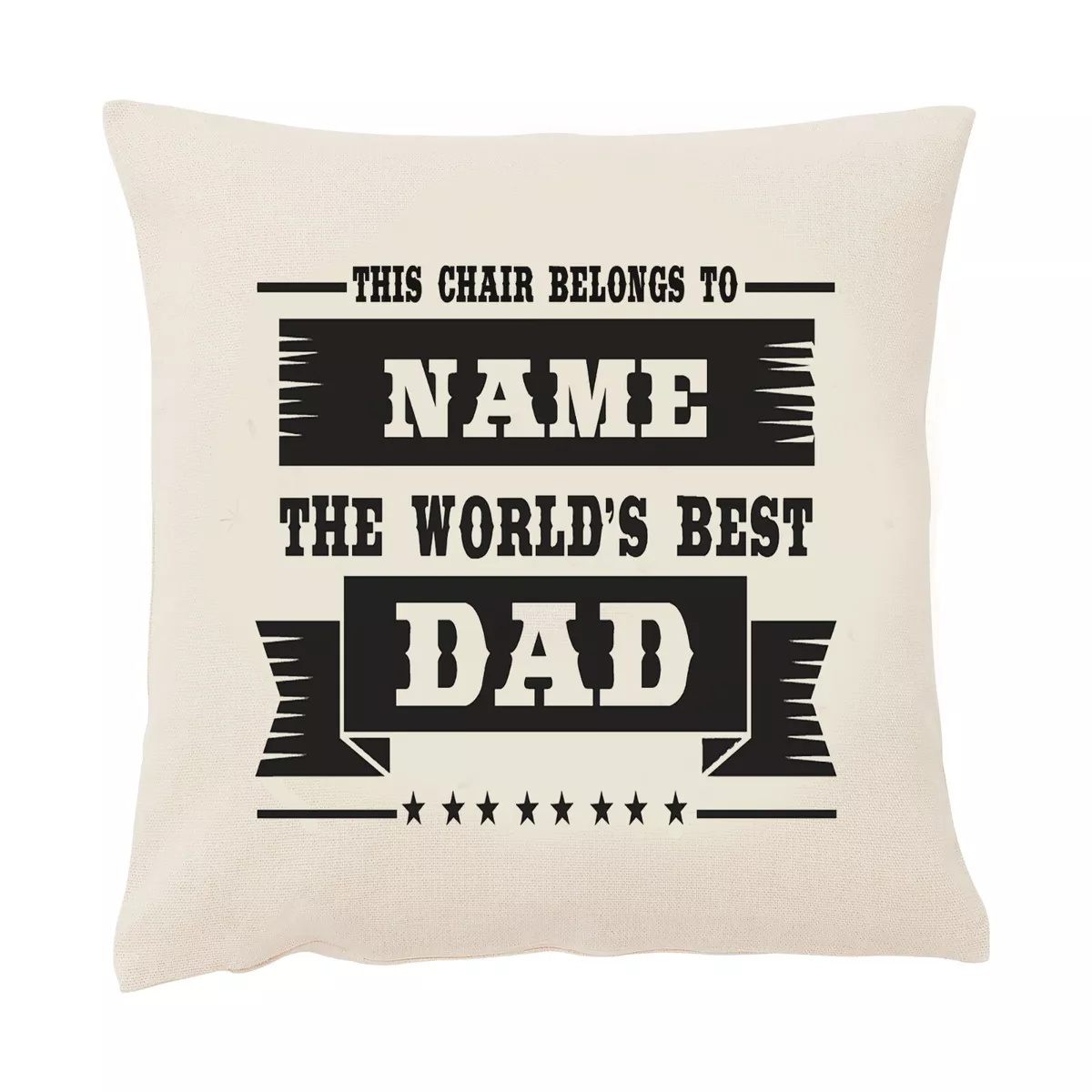 Personalised dad cheap cushion