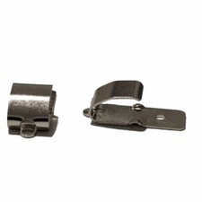 Electric Connections Single Leaf Spring Battery Contact, Nickel Plated
