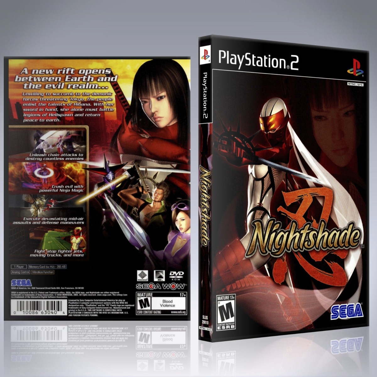 PS2 - NO GAME - Nightshade | eBay