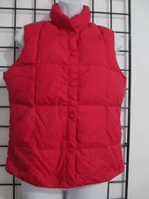 LANDS' END 🌸 SIZE XS / 2 / 4==RED / DOWN FILLED / WASHABLE / VEST