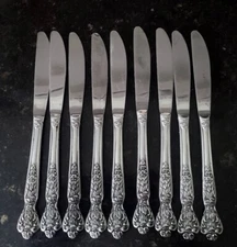 9 DINNER KNIVES VERSAILLES by MSI Stainless Japan 8 3/4"