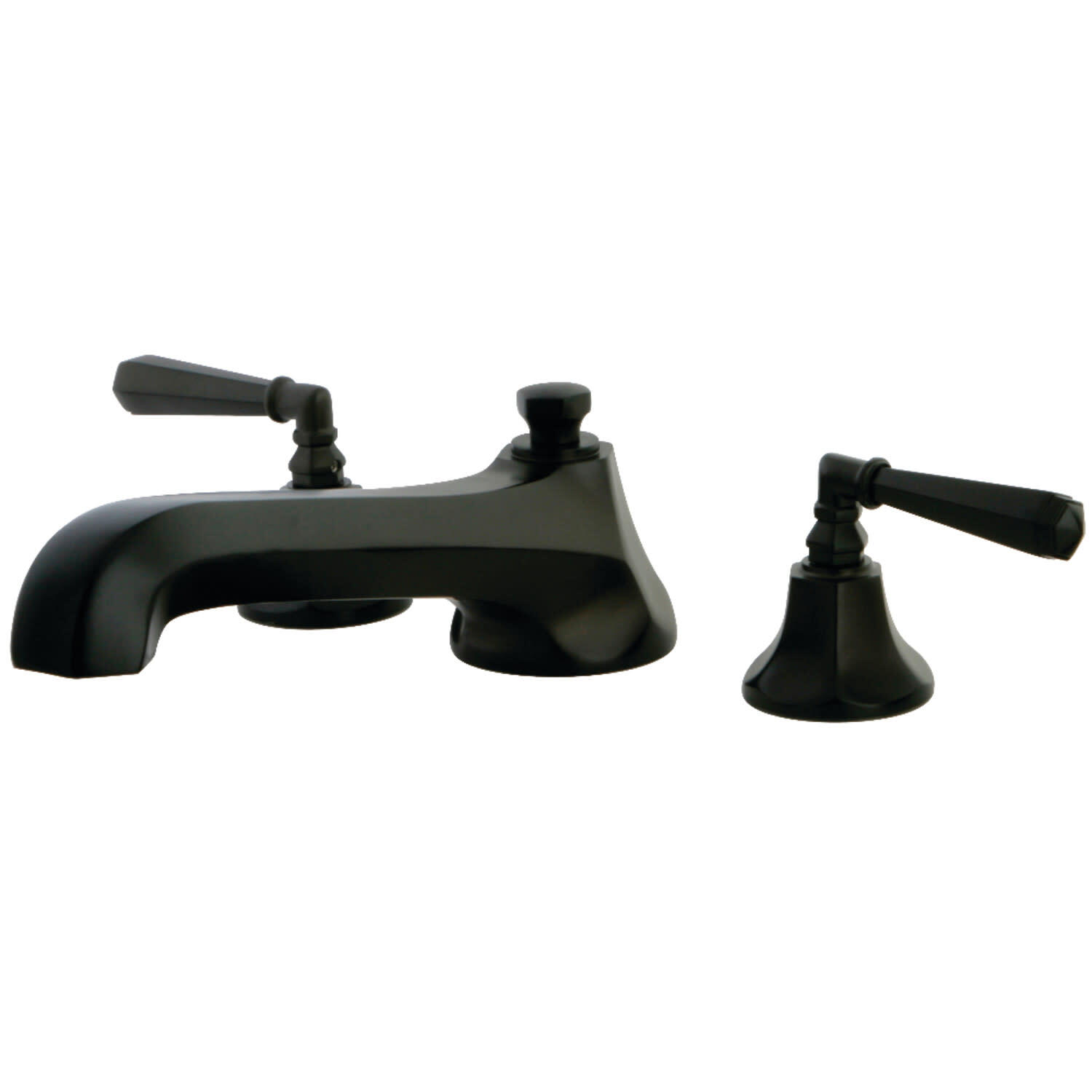 Kingston Brass KS430.HL Metropolitan Widespread Deck Mounted Bronze