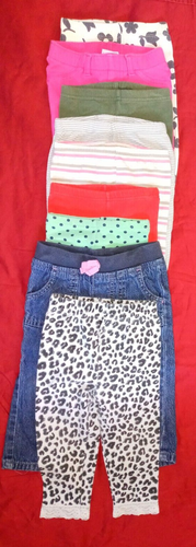 lot 16pc Infant Girl sz 12 mos 3 New Sets (6pcs) Holiday 1 Shirt 9 Pants - Picture 3 of 23