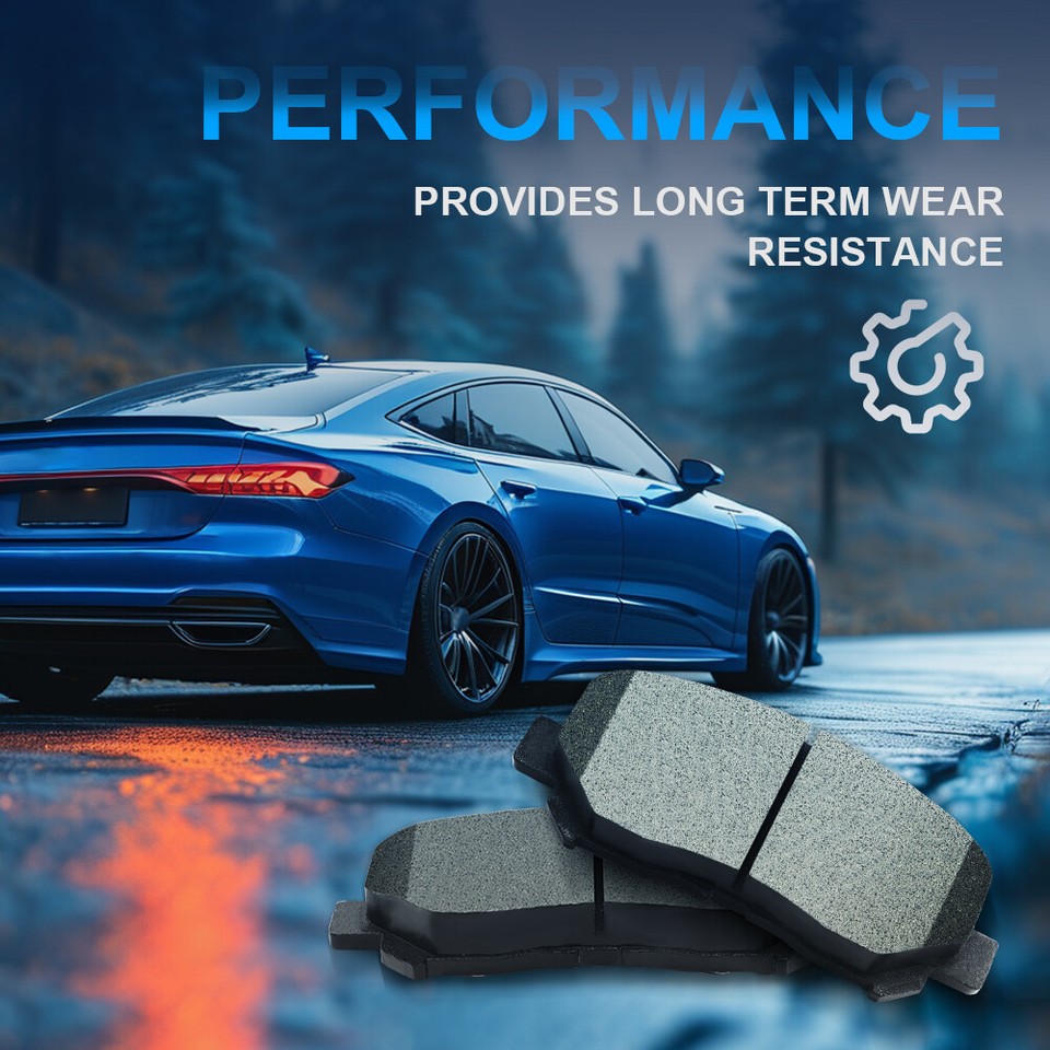 Front + Rear Ceramic Brake Pads Kit For Toyota Camry Lexus ES350 Avalon