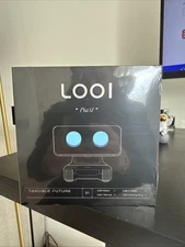 LOOI Robot-Space Black – AI Desktop Companion with ChatGPT Voice Interaction