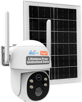 4G LTE Cellular Solar Security Camera, Lifetime Free Unlimited Data 2K Wireless