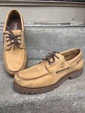 Timberland Authentic 3-Eye Lug Handsewn Boat ...