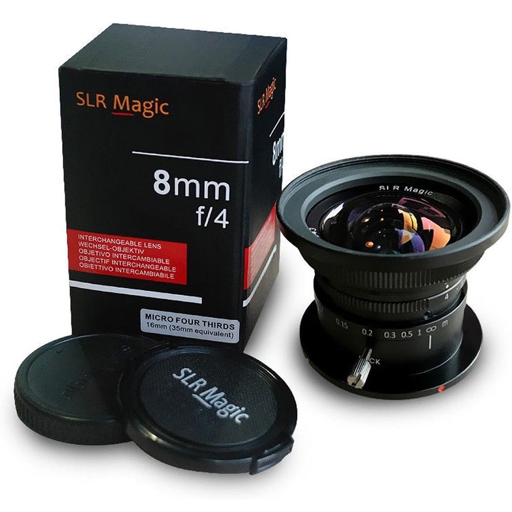 マイクロフォーサーズ★美品★SLR Magic 8mm F4 SLR Magic 8mm f/4.0 Ultra Wide Angle Prime Lens for Panasonic